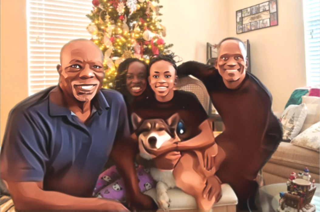 Rachel Shines Family Christmas 2020